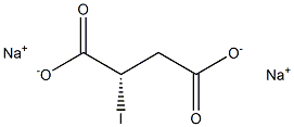 [S,(-)]-2-Iodosuccinic acid disodium salt 구조식 이미지