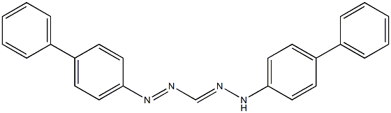 1,5-Di(4-biphenylyl)formazan 구조식 이미지