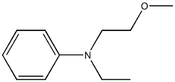 N-Ethyl-N-(2-methoxyethyl)aniline Structure