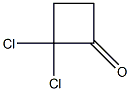 2,2-Dichlorocyclobutanone 구조식 이미지