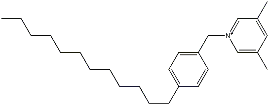 1-(4-Dodecylbenzyl)-3,5-dimethylpyridinium Structure