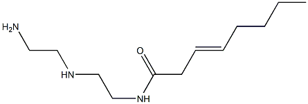 N-[2-[(2-Aminoethyl)amino]ethyl]-3-octenamide 구조식 이미지