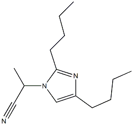 2,4-Dibutyl-1-(1-cyanoethyl)-1H-imidazole Structure