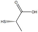 (2S)-2-Mercaptopropanoic acid Structure