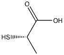 (2S)-2-Mercaptopropanoic acid 구조식 이미지