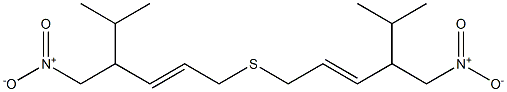[1-Isopropyl-2-nitroethyl]2-propenyl sulfide 구조식 이미지