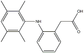 2-(2,3,5,6-Tetramethylphenylamino)benzeneacetic acid 구조식 이미지