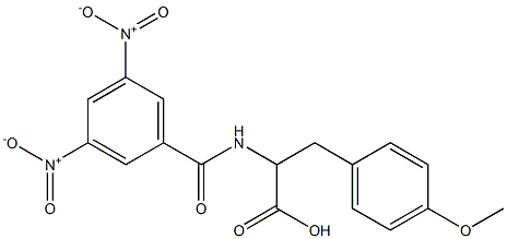 2-[(3,5-Dinitrobenzoyl)amino]-3-(4-methoxyphenyl)propanoic acid Structure