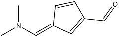 3-[(Dimethylamino)methylene]-1,4-cyclopentadiene-1-carbaldehyde Structure