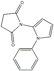 N-(1-Phenyl-1H-pyrrol-2-yl)succinimide 구조식 이미지