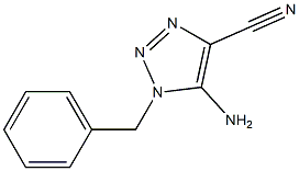 1-Benzyl-5-amino-1H-1,2,3-triazole-4-carbonitrile Structure