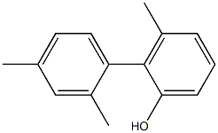 3-Methyl-2-(2,4-dimethylphenyl)phenol 구조식 이미지