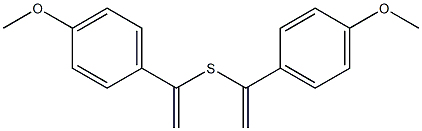 4-Methoxyphenylvinyl sulfide 구조식 이미지