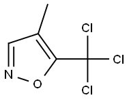 5-(Trichloromethyl)-4-methylisoxazole Structure