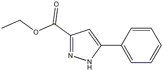 5-Phenyl-1H-pyrazole-3-carboxylic acid ethyl ester Structure