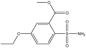 5-Ethoxy-2-sulfamoylbenzoic acid methyl ester 구조식 이미지