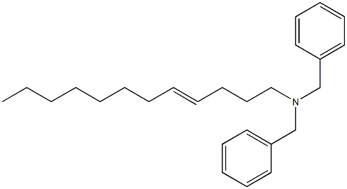 (4-Dodecenyl)dibenzylamine 구조식 이미지