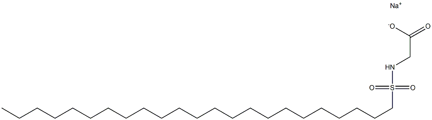 N-Tricosylsulfonylglycine sodium salt Structure