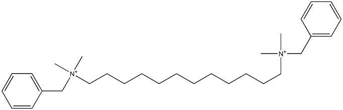 1,12-Dodecanediylbis(benzyldimethylaminium) 구조식 이미지