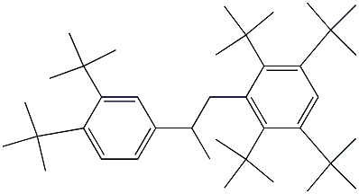 1-(2,3,5,6-Tetra-tert-butylphenyl)-2-(3,4-di-tert-butylphenyl)propane Structure
