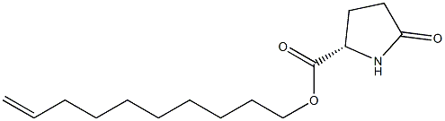 (S)-5-Oxopyrrolidine-2-carboxylic acid 9-decenyl ester Structure