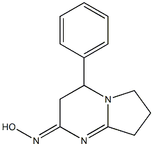 4-Phenyl-4,6,7,8-tetrahydropyrrolo[1,2-a]pyrimidin-2(3H)-one oxime 구조식 이미지