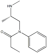 (-)-N-[(S)-2-(Methylamino)propyl]-N-phenylpropionamide Structure