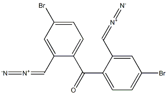 Diazomethyl(4-bromophenyl) ketone Structure