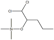 1,1-Dichloro-2-trimethylsilyloxypentane 구조식 이미지