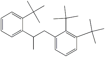 1-(2,3-Di-tert-butylphenyl)-2-(2-tert-butylphenyl)propane 구조식 이미지