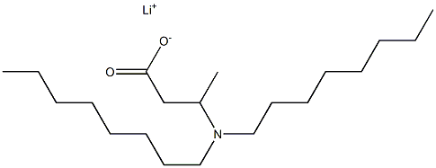 3-(Dioctylamino)butyric acid lithium salt Structure