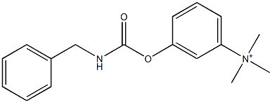 3-[[(Benzylamino)carbonyl]oxy]-N,N,N-trimethylbenzenaminium 구조식 이미지