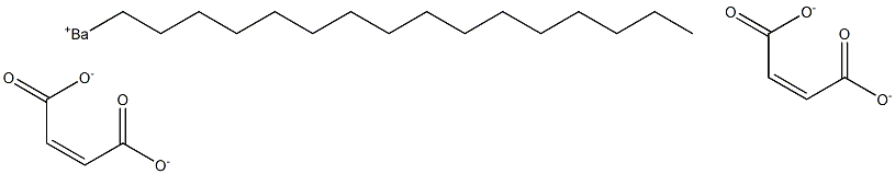 Bis(maleic acid 1-hexadecyl)barium salt 구조식 이미지