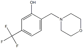5-(Trifluoromethyl)-2-[morpholinomethyl]phenol Structure