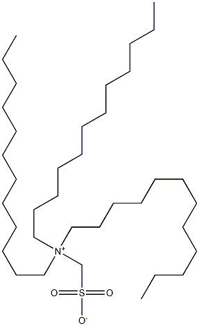 N,N-Didodecyl-N-sulfonatomethyl-1-dodecanaminium 구조식 이미지