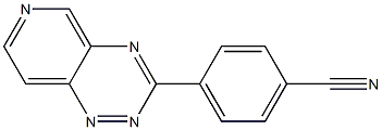 3-(4-Cyanophenyl)pyrido[3,4-e]-1,2,4-triazine Structure