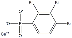 2,3,4-Tribromophenylphosphonic acid calcium salt Structure