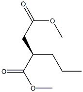 [R,(+)]-Propylsuccinic acid dimethyl ester 구조식 이미지