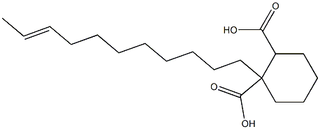 Cyclohexane-1,2-dicarboxylic acid hydrogen 1-(9-undecenyl) ester 구조식 이미지
