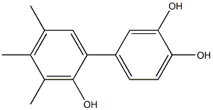 3',4',5'-Trimethyl-1,1'-biphenyl-2',3,4-triol Structure