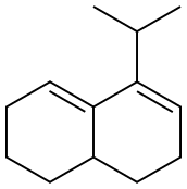 3,4,4a,5,6,7-Hexahydro-1-isopropylnaphthalene 구조식 이미지