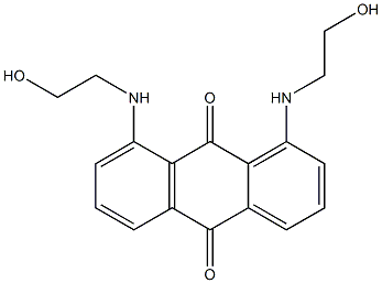 1,8-Bis(2-hydroxyethylamino)-9,10-anthraquinone Structure