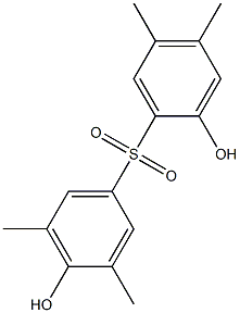 2,4'-Dihydroxy-3',4,5,5'-tetramethyl[sulfonylbisbenzene] Structure