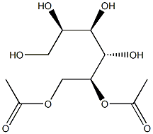 D-Glucitol 1,2-diacetate 구조식 이미지