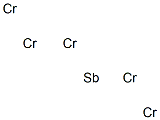 Pentachromium antimony Structure