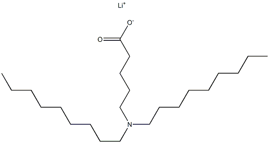 5-(Dinonylamino)valeric acid lithium salt Structure