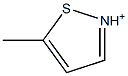 5-Methylisothiazole-2-cation 구조식 이미지