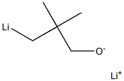 Lithium 2,2-dimethyl-3-lithio-1-propanolate Structure