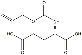(S)-2-[[(Allyloxy)carbonyl]amino]pentanedioic acid Structure