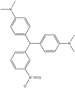 4,4'-(3-Nitrophenylmethylene)bis(N,N-dimethylaniline) Structure